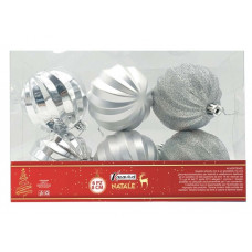 BOX 6 SFERE TRIP SILVER CM.8 (12pz)